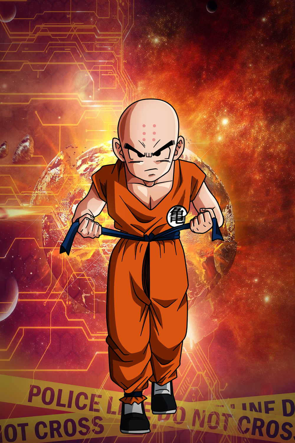                           KRILLIN - Un luchador que despertó su instinto de pelea, destruyo sus miedos por ser mejor para su familia y la humanidad.